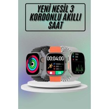 Ethab Ticaret Akıllı Saat Çok Fonksiyonlu Uzun Pil Ömürlü Çağrı Cevaplayabilen Kol Saati - GL002V-7MI4Y5