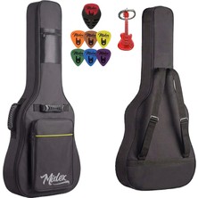 Midex CS-109 Softcase Akustik Gitar Çantası Gigbag Kalın Siyah