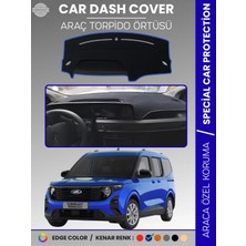 E-BİZ Ford Courier (2023+) Torpido Örtüsü Ön Panel Torpido Koruma Tam Uyum Çatlamayı Önler Kolay Montaj