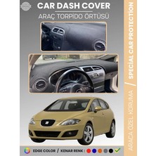 E-BİZ Seat Leon (2005-2012) Torpido Örtüsü Ön Göğüs Halı Torpido Koruma Birebir Uyum Kaymaz Uv Koruma