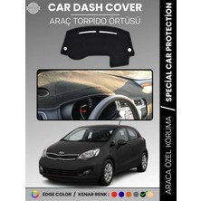 E-BİZ Kia Rio (2012-2018) Torpido Örtüsü Ön Panel Torpido Koruma Tam Uyum Araca Özel Kaymaz Kolay Montaj