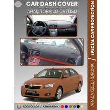 E-BİZ Toyota Avensis T250 (2003-2008) Kapaklı Torpido Örtüsü Ön Göğüs Halı Torpido Koruma Tam Uyum