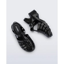 Melissa Possessıon Heel Simli Sandalet - Siyah