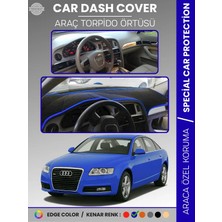 E-BİZ Audı A6 (2005-2011) Torpido Örtüsü Ön Göğüs Koruma Torpido Koruma Araca Özel Kaymaz Kolay Montaj