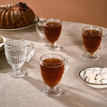 Karaca Leyla 4 Kişilik Çay Fincan Seti 190 ml