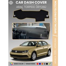 E-BİZ Volkswagen Jetta (2010-2021) Torpido Örtüsü Ön Göğüs Koruma Torpido Koruma Tam Uyum Çatlamayı Önler