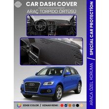 E-BİZ Audi Q5 (2008-2017) Torpido Örtüsü Ön Göğüs Koruma Torpido Koruma Araca Özel Kaymaz Kolay Montaj