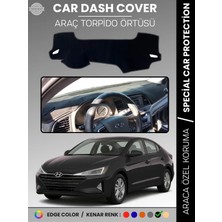 E-BİZ Hyundai Elantra (2017-2020) Torpido Örtüsü Ön Göğüs Halı Araca Özel Çatlamayı Önler Kaymaz Kolay Montaj