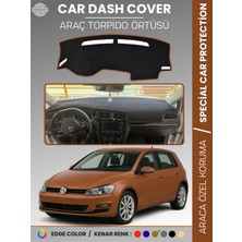 E-BİZ Volkswagen Golf 7 (2013-2020) Torpido Örtüsü Ön Göğüs Koruma Torpido Koruma Tam Uyum Çatlamayı Önler