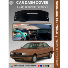 E-BİZ Audi 80 (1986-1996) Torpido Örtüsü Ön Göğüs Koruma Torpido Koruma Araca Özel Kaymaz Kolay Montaj