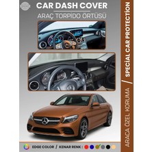 E-BİZ Mercedes C-Class W205 (2014-2020) Torpido Örtüsü Premium Kalite Torpido Koruma Özel Kesim Uv Koruma