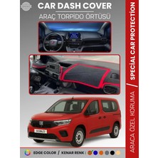 E-BİZ Fiat Doblo (2023+) Torpido Örtüsü Ön Göğüs Torpido Koruma Çatlamayı Engeller Tam Uyum Hızlı Montaj