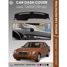 E-BİZ Mercedes E200 / E220 / E240 W210 (1995-2002) Torpido Örtüsü Premium Kalite Torpido Koruma Özel Kesim