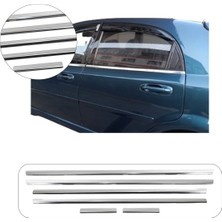 Brsplast Chevrolet Lacetti Uyumlu 2000 ve Üzeri Krom Cam Çıtası 6 Parça Paslanmaz Çelik