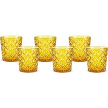 Karaca Vetna 6'lı Kahve Yanı Bardağı Amber 100 ml