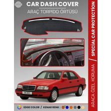 E-BİZ Mercedes C Class W202 (1993-2000) Torpido Örtüsü Premium Kalite Torpido Koruma Özel Kesim Uv Koruma