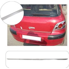 Brsplast Peugeot 307 Uyumlu 2001-2008 Krom Bagaj Alt Çıtası Paslanmaz Çelik