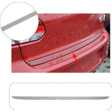 Brsplast Volkswagen Golf 6 Uyumlu 2010-2013 Krom Bagaj Alt Çıtası Paslanmaz Çelik