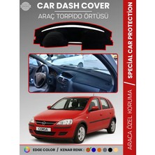 E-BİZ Opel Corsa C (2000-2006) Torpido Örtüsü Ön Göğüs Halı Torpido Koruma Birebir Uyum Kaymaz Özel Kesim