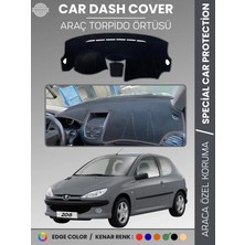 E-BİZ Peugeot 206+ Makyajlı Kasa (2003-2009) Torpido Örtüsü Ön Göğüs Torpido Koruma Birebir Uyum Kaymaz