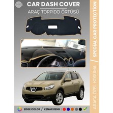 E-BİZ Nissan Qashqai J10 (2007-2013) Torpido Örtüsü Ön Göğüs Koruma Araca Özel Çatlamayı Önler Kaymaz