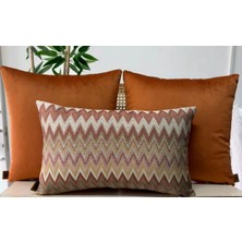 Elanora Home Dekoratif Kırlent Kılıfı,yüksek Kaliteli Dokuma Kumaş,,3’lü Set