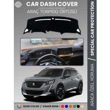 E-BİZ Peugeot 2008 (2019-2021) Torpido Örtüsü Panel Koruma Torpido Koruma Birebir Uyum Kaymaz Özel Kesim