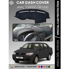 E-BİZ Fiat Albea (2005-2012) Torpido Örtüsü Ön Göğüs Torpido Koruma Tam Uyum Çatlamayı Önler Kolay Montaj