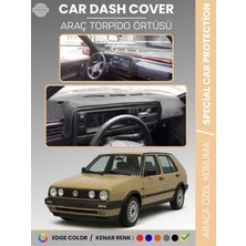 E-BİZ Volkswagen Golf 2 Mk2 (1983-1992) Torpido Örtüsü Panel Halısı Torpido Koruma Tam Uyum Uv Koruma