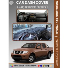 E-BİZ Nıssan Navara D40 (2005-2015) Torpido Örtüsü Panel Koruma Araca Özel Uv Koruma Kaymaz Kolay Montaj