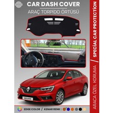 E-BİZ Renault Megane 4 (2016-2022) Torpido Örtüsü Ön Göğüs Koruma Torpido Koruma Tam Uyum Çatlamayı Önler