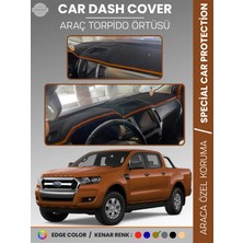 E-BİZ Ford Ranger (2018-2019) Torpido Örtüsü Ön Göğüs Koruma Torpido Koruma Tam Uyum Kaymaz Kolay Montaj