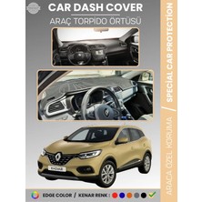 E-BİZ Renault Kadjar (2015-2022) Torpido Örtüsü Ön Göğüs Koruma Torpido Koruma Araca Özel Tam Uyum Kaymaz
