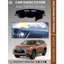 E-BİZ Mıtsubıshı Pajero Sport (2015-2019) Torpido Örtüsü Premium Torpido Koruma Araca Özel Uv Koruma