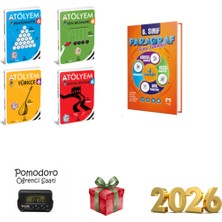 Arı Yayıncılık Arı Yayınları 6 Sınıf Matematik Fen Türkçe Sosyal Akıllı Atölyem+Paragraf Set Kronometre Hediye