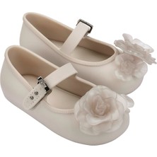 Melissa Soft Ballerina Cırtlı Ayakkabı - Bej