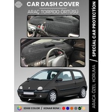 E-BİZ Renault Twıngo 1 (1998-2007) Torpido Örtüsü Ön Göğüs Koruma Torpido Koruma Birebir Uyum Kaymaz