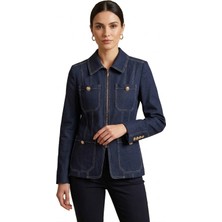 Centilmen Mezzura Düğme ve Fermuar Detaylı Ceket  2020