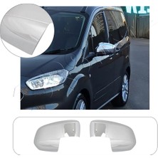 Brsplast Ford Courier Uyumlu 2023 ve Üzeri Ayna Kapağı 2 Parça Abs Krom Kaplama