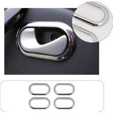 Brsplast Dacia Duster Uyumlu Krom Iç Kapı Kolu Çerçevesi 4 Parça Paslanmaz Çelik