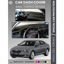 E-BİZ Skoda Super B (2015-2020) Torpido Örtüsü Ön Göğüs Halı Torpido Koruma Tam Uyum Kaymaz Uv Koruma