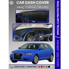 E-BİZ Audı A3 (2004-2008) Torpido Örtüsü Ön Göğüs Koruma Torpido Koruma Araca Özel Kaymaz Kolay Montaj