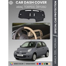 E-BİZ Nissan Micra March (2005-2010) Torpido Örtüsü Premium Kalite Torpido Koruma Araca Özel Uv Koruma