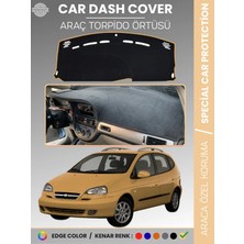 E-BİZ Chevrolet Rezzo (2000-2011) Torpido Örtüsü Ön Göğüs Koruma Torpido Koruma Çatlamayı Engeller Tam Uyum