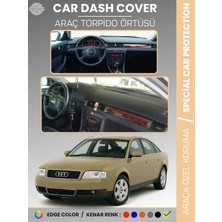 E-BİZ Audı A6 (1997-2004) Torpido Örtüsü Ön Göğüs Koruma Torpido Koruma Araca Özel Kaymaz Kolay Montaj