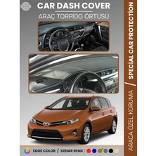 E-BİZ Toyota Auris (2012-2019) Torpido Örtüsü Ön Göğüs Halı Torpido Koruma Tam Uyum Uv Koruma Kolay Montaj
