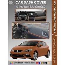 E-BİZ Seat Leon (2013-2020) Torpido Örtüsü Ön Göğüs Halı Torpido Koruma Birebir Uyum Kaymaz Uv Koruma