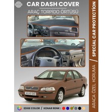 E-BİZ Volvo S40 (1996-2002) Torpido Örtüsü Ön Göğüs Koruma Torpido Koruma Tam Uyum Araca Özel Uv Koruma