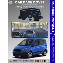 E-BİZ Ford Courier (2013-2020) Ekranlı Torpido Örtüsü Torpido Koruma Tam Uyum Çatlamayı Önler Kolay Montaj