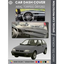 E-BİZ Suzukı Swift (1988-1994) Torpido Örtüsü Panel Torpido Koruma Tam Uyum Uv Koruma Hızlı Montaj